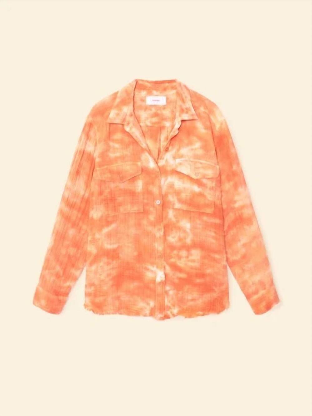 NEW XIRENA women's carol shirt in sunset orange